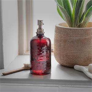 Nkuku Avamali 1 Litre Recycled Glass Refill Bottle Amber